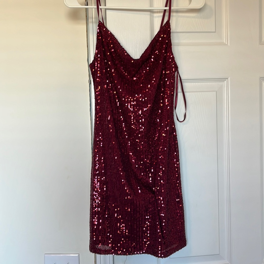 NWT Homecoming Red Sparkly Dress